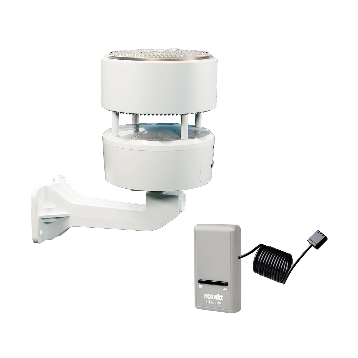 Ecowitt Weather Station, Includes GW1200 IoT Wi-Fi Gateway and WS85 Outdoor Sensor Array(Solar Panel/Rain Gauge/Wind Speed/Wind Direction)