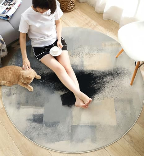 Tapis de chambre moderne au design graffiti abstrait 80cm - 8