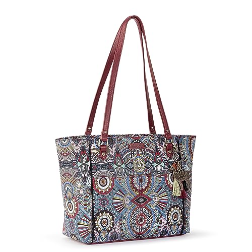 Image of Sakroots Metro Tote Bag in Eco-Twill with Dual Shoulder Straps