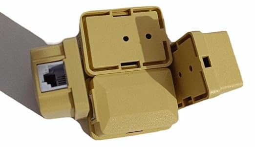 Telephone Junction Surface Rosette Mount Modular Jack Block Box-Single Port (Pack Of 50)