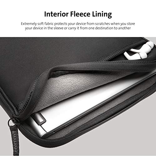 Kensington Capa universal para Chromebook/laptop com alça de 29 cm, Preto, 11