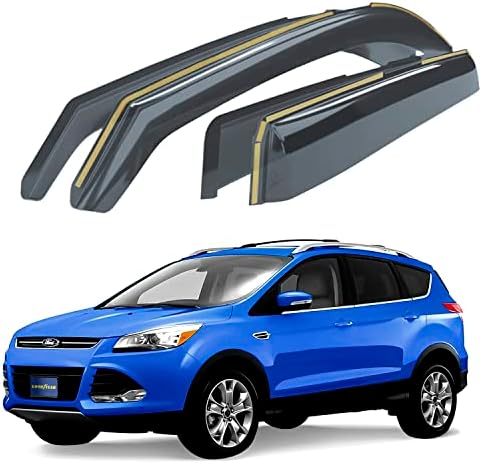 Deflettori Aria Per Ford Kuga 2008-2012 5-Porte Set 4 Antiturbo - Foto 7