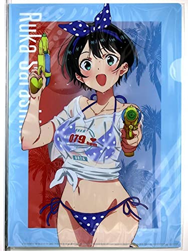 Amazon.co.jp: 彼女お借りします ビーチデートver. クリアファイル 更
