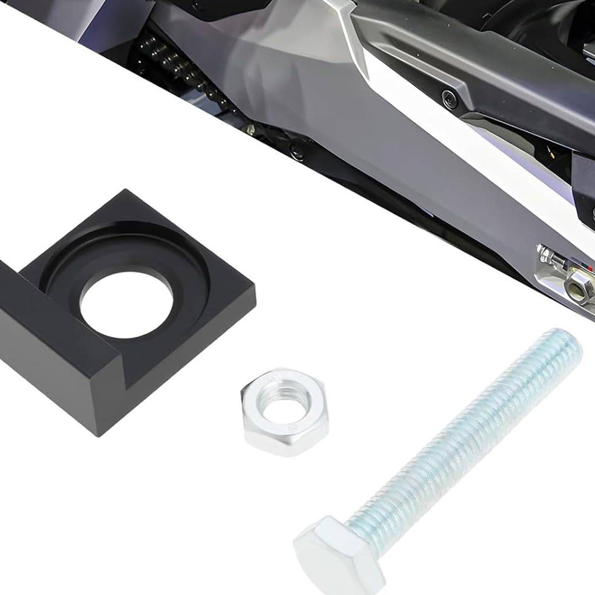 Lot De 2 Tendeurs De Chaîne Pour Moto Cross – Diamètre Trou 15 Mm, Compatible 50cc à 160cc, En Métal Résistant (rouge) - 8
