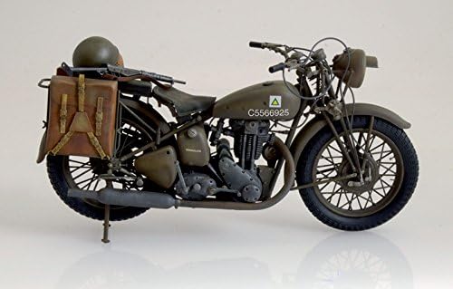 Photograph of the completed Italeri Triumph motorcycle model