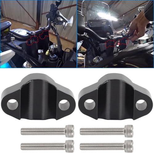Elevador de manillar para moto 450MT y 800MT kit de abrazaderas de aluminio 4
