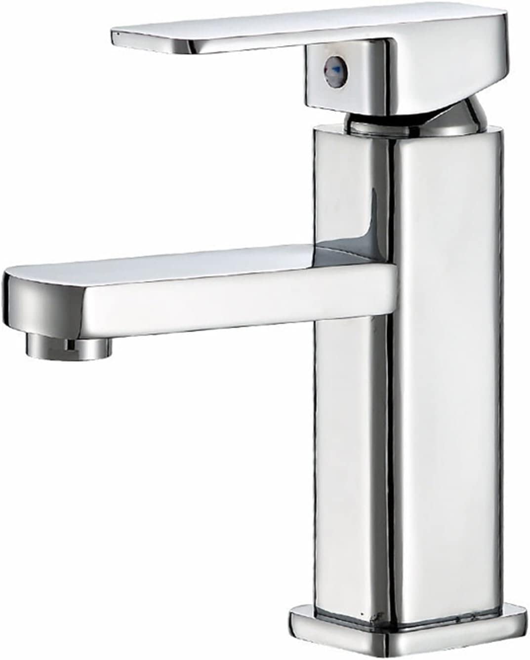 COSZWQDP Single Handle Bathroom Faucet for Sink 1 Hole Brass faucets hot and Cold