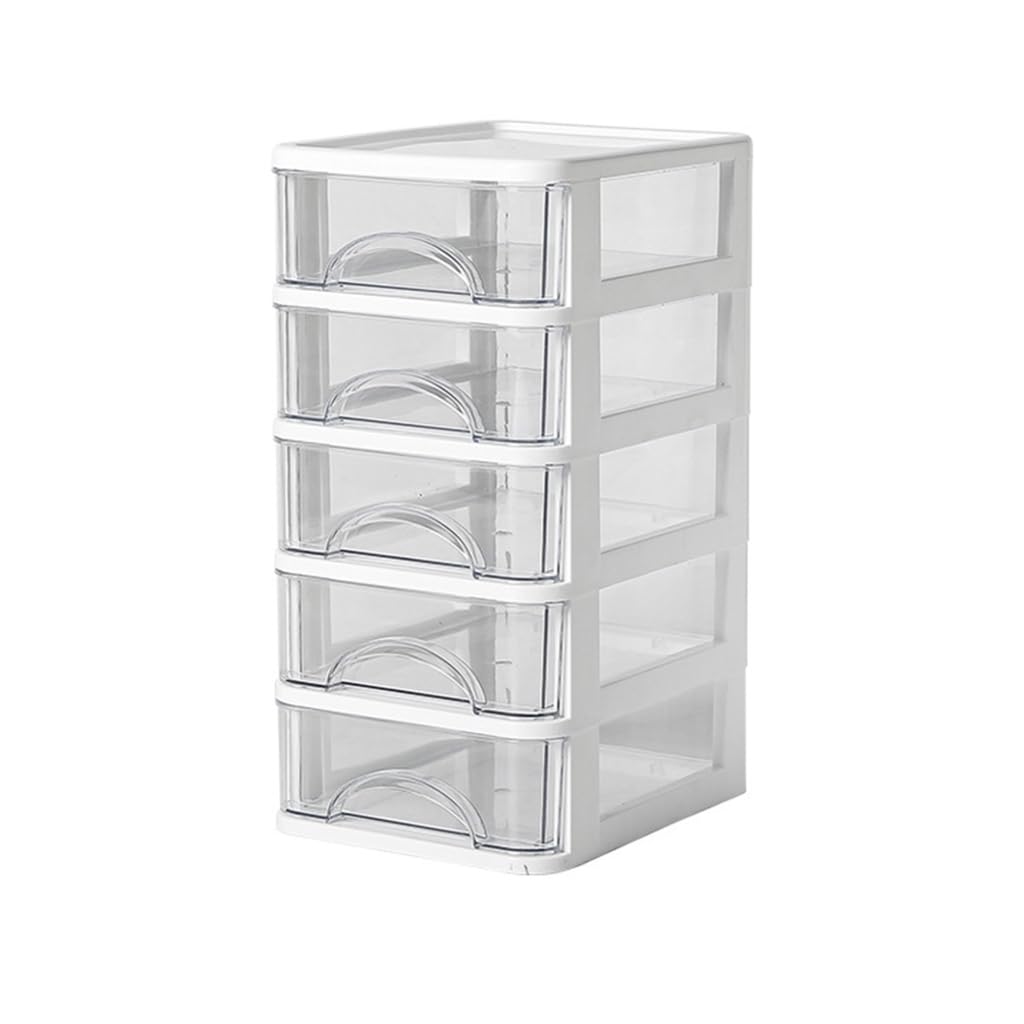 Shntig White Desk With Drawer Desktop Desk Storage Box Stackable Organizers Stationery Supplies For Home