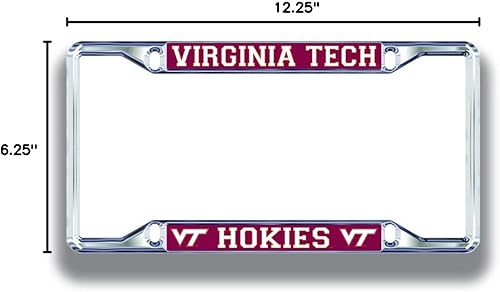 Vista 43 de Marco de matrícula de la NCAA plateado Alabama Crimson Tide Plata