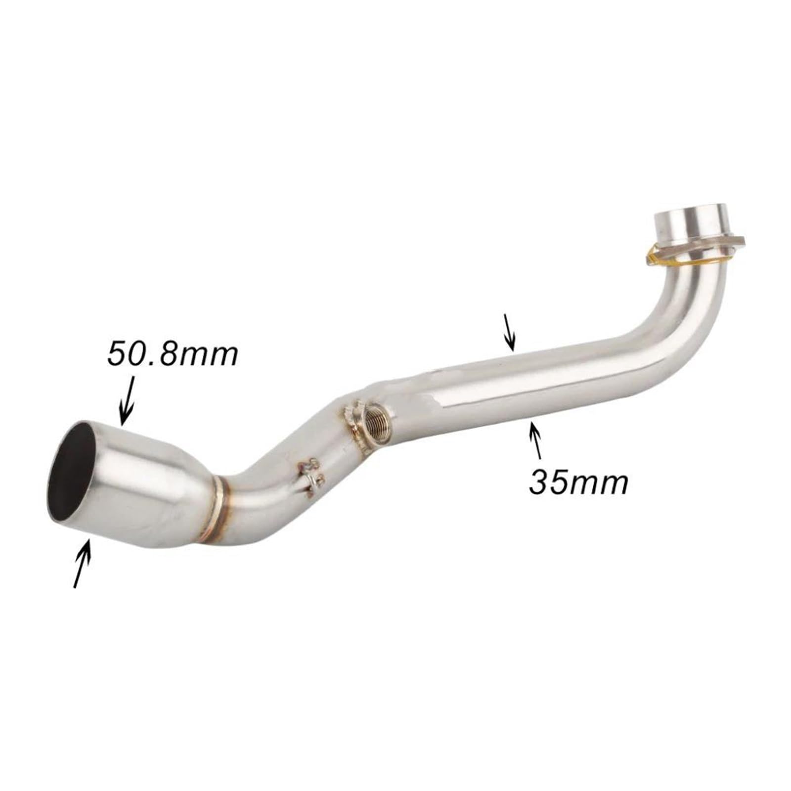 Per Suzuki Per Burgman 400 2006-2016 AN400 Slip-on Silenziatore Scarico Moto Intestazione Tubo Collegamento