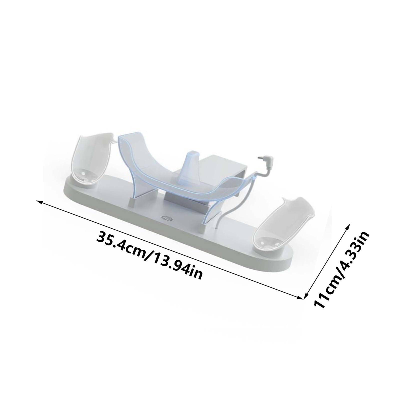 Dock di ricarica per controller di ricarica 3/3S e occhiali contemporaneamente Docking Station di realtà virtuale con luce LED
