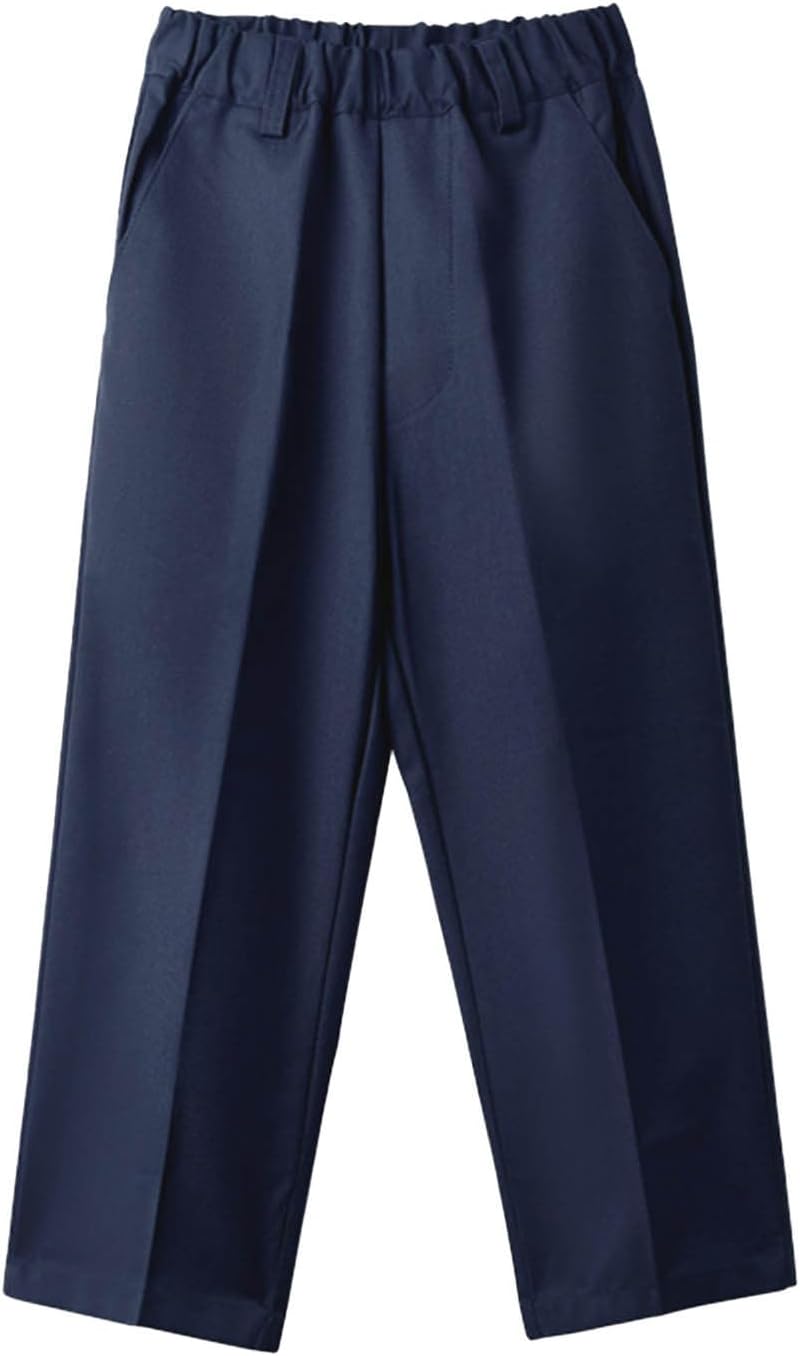 Boys Uniform Pants Dress Pants Back to School Clothes Wide Leg Open Bottoms