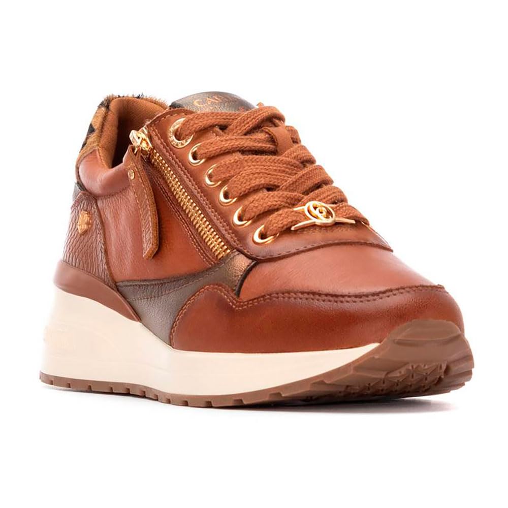 Carmela Women's 162442 Sneakers, Camel, 7 UK