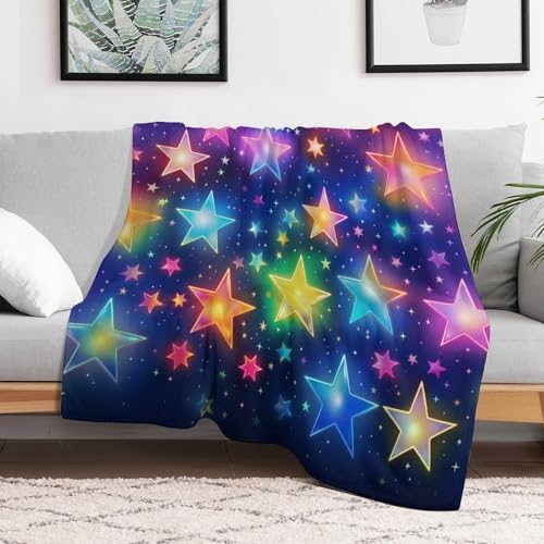 Manta de forro polar Color Sterns suave de 150x200 cm para sofá y cama 3