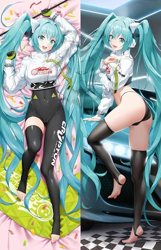 Vocaloid Hatsune Miku Dakimakura Body Pillow Cover, Anime Girl Hugging Pillow, Japanese Waifu Body Pillow Case 20