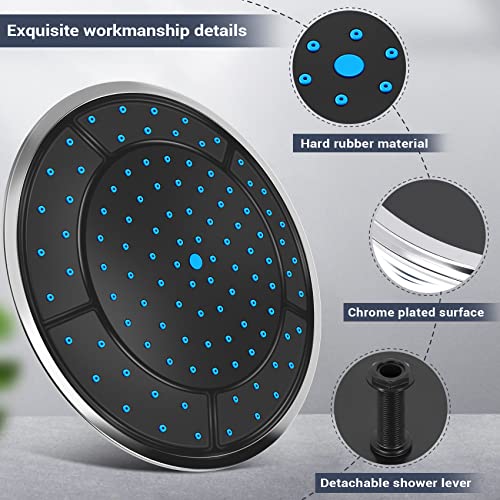 Douche de tête précipitations 25 cm avec buse haute performance pour cabine - 3