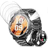 【2026新登場】(4枚入り)For KOMOI KT75-A スマートウォッチ フィルム 【HNWEIWEI】 超薄0.3mm 1.53インチ 対応 スクリーン 反射低減 指紋低減 日本製 全面保護 耐指紋 撥油性 高透過率 KOMOI KT75-A スマートウォッチ 1.53インチ 保護フィルム