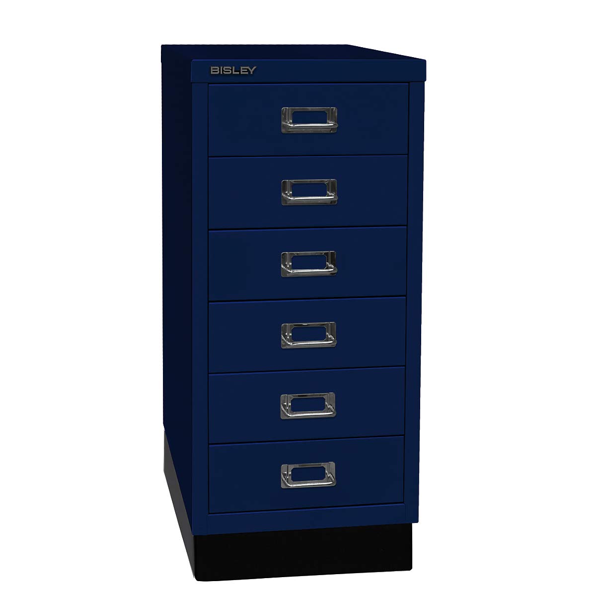 BISLEY MultiDrawer, Serie 29 con Base, DIN A4, 6 cassetti, Metallo, 696, Bianco Traffico, 38 x 27,9 x 67 cm