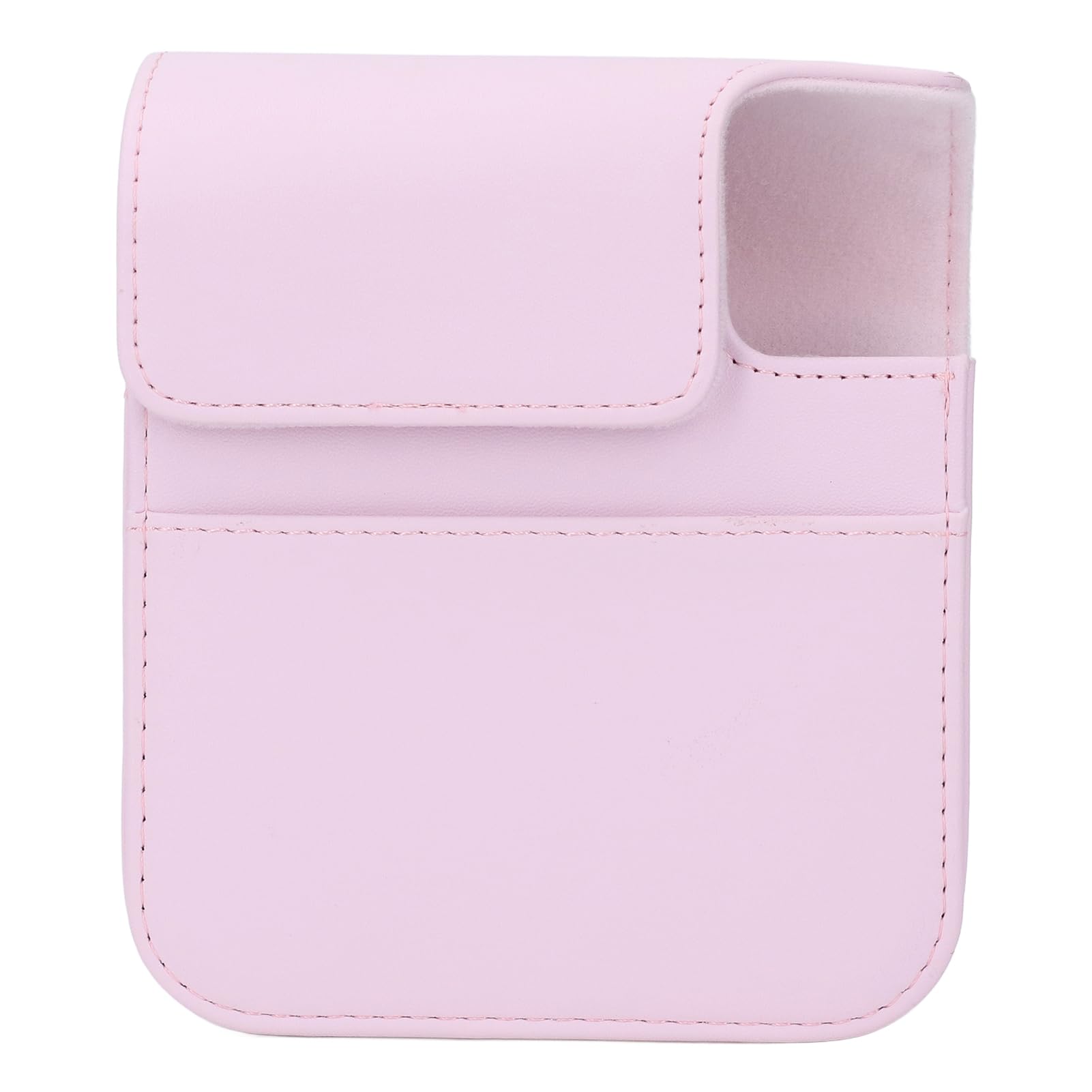 Custodia portatile per fotocamera istantanea in pelle PU retrò per fotografia Mini12 (Rosa)