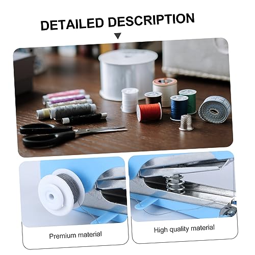 Operitacx Naaldenmachine 2 Stuks draagbare naaimachine handige steeknaaimachine handnaaimachine mini-naaimachine handmatige naaimachine ronddolen - Image 7