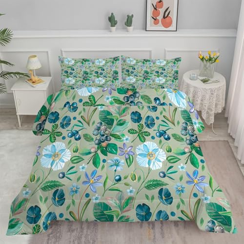 PNHCL Piumino Letto Singolo 4 Stagioni 180x220 cm Floreale Estivo Piumone Leggero Super Morbida Trapunta in Microfibra per Tutte le Stagioni, Lavabile in Lavatrice - Verde PNHCL Piumino Letto Singolo 4 Stagioni 180x220 cm Floreale Estivo Piumone Leggero Super Morbida Trapunta in Microfibra per Tutte le Stagioni, Lavabile in Lavatrice - Verde