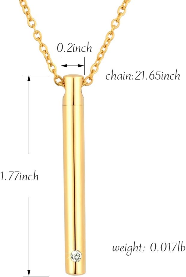 XIUDA Cremation Urn Necklace for Ashes Memorial Cremation Jewelry