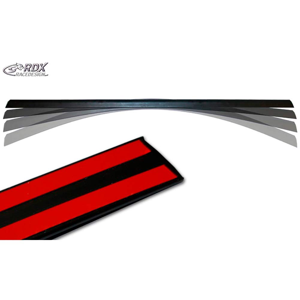 Lèvre becquet de toit compatible avec BMW Série 5 E60 Sedan 2003-2010 (ABS), noire
