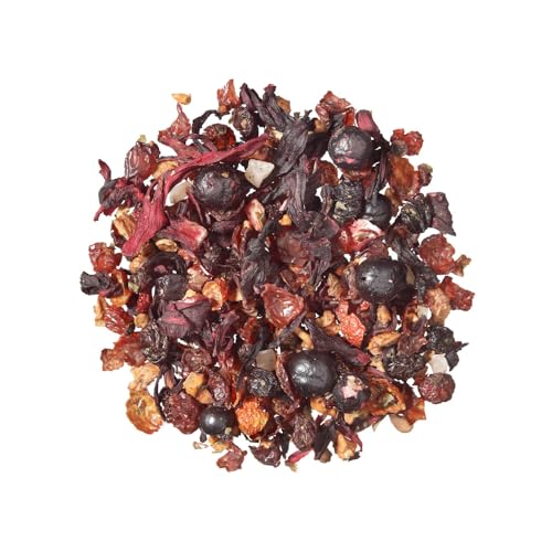 TEA SHOP - Infusión Wild Berries 250g - 125 Tazas - Infusión a Granel - Accesorios y complementos para el té - Propiedades naturales: - Té Frío - Perfecto para Verano, Infusiones Frias