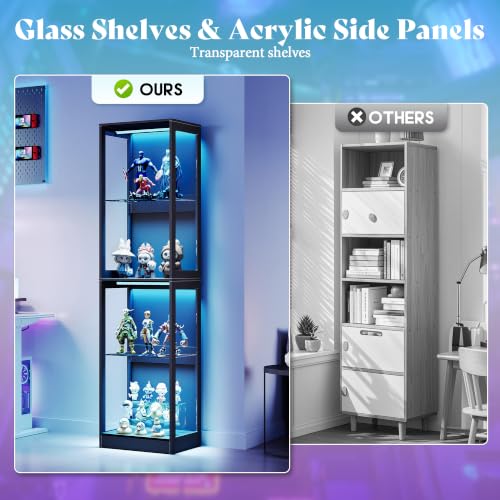 Image of AMERLIFE 18-Inch RGB Open Display Cabinet