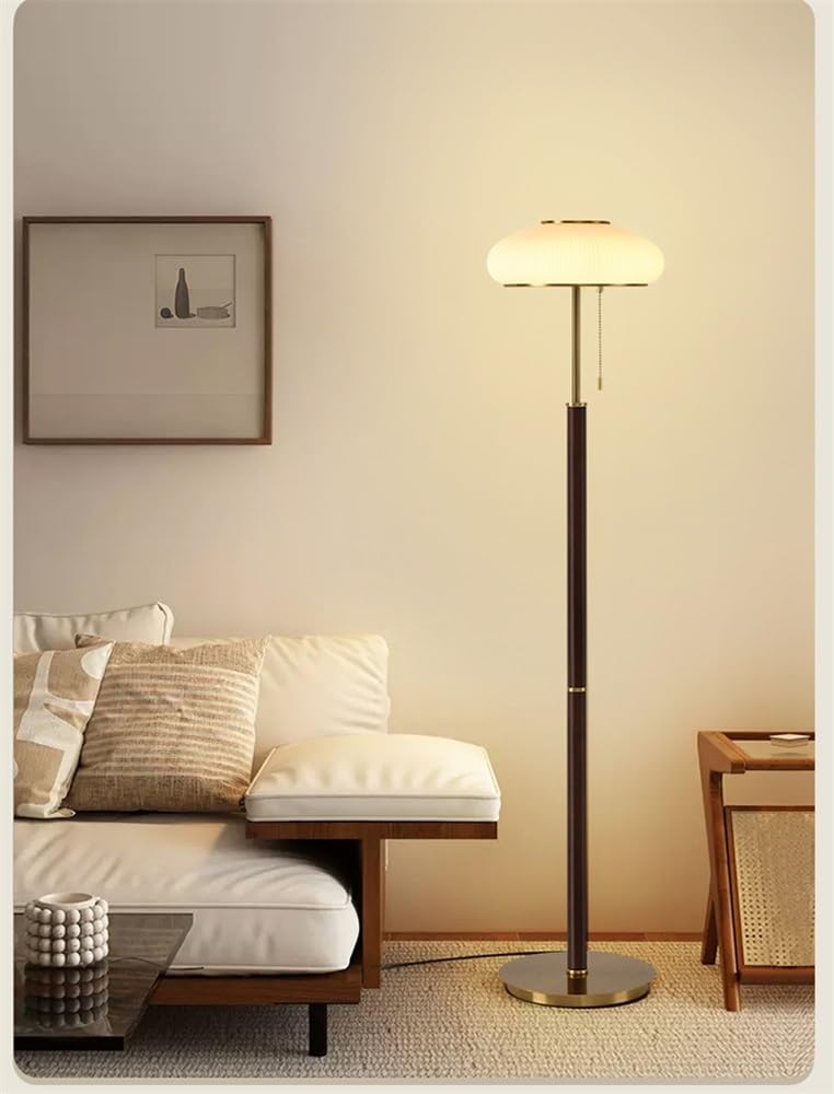 Lampadaire Abat-jour en verre Lampadaire Salon Canapé À côté Bureau Chambre Lampe de table Lampe sur pied d'ambiance Lampes d'angle sur pied