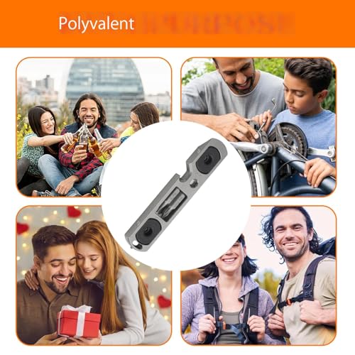 Outils en titane d'exception : mini pied-de-biche EDC durable