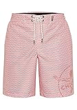 Chiemsee Herren Boardshorts, Pink/White STR, S