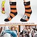 Dragon Ball Z Fluffy Socks for Boys Teenagers Warm Slipper Socks with Sherpa Lining One Size 4-8 Anime Gifts for Boys (Black/Orange)