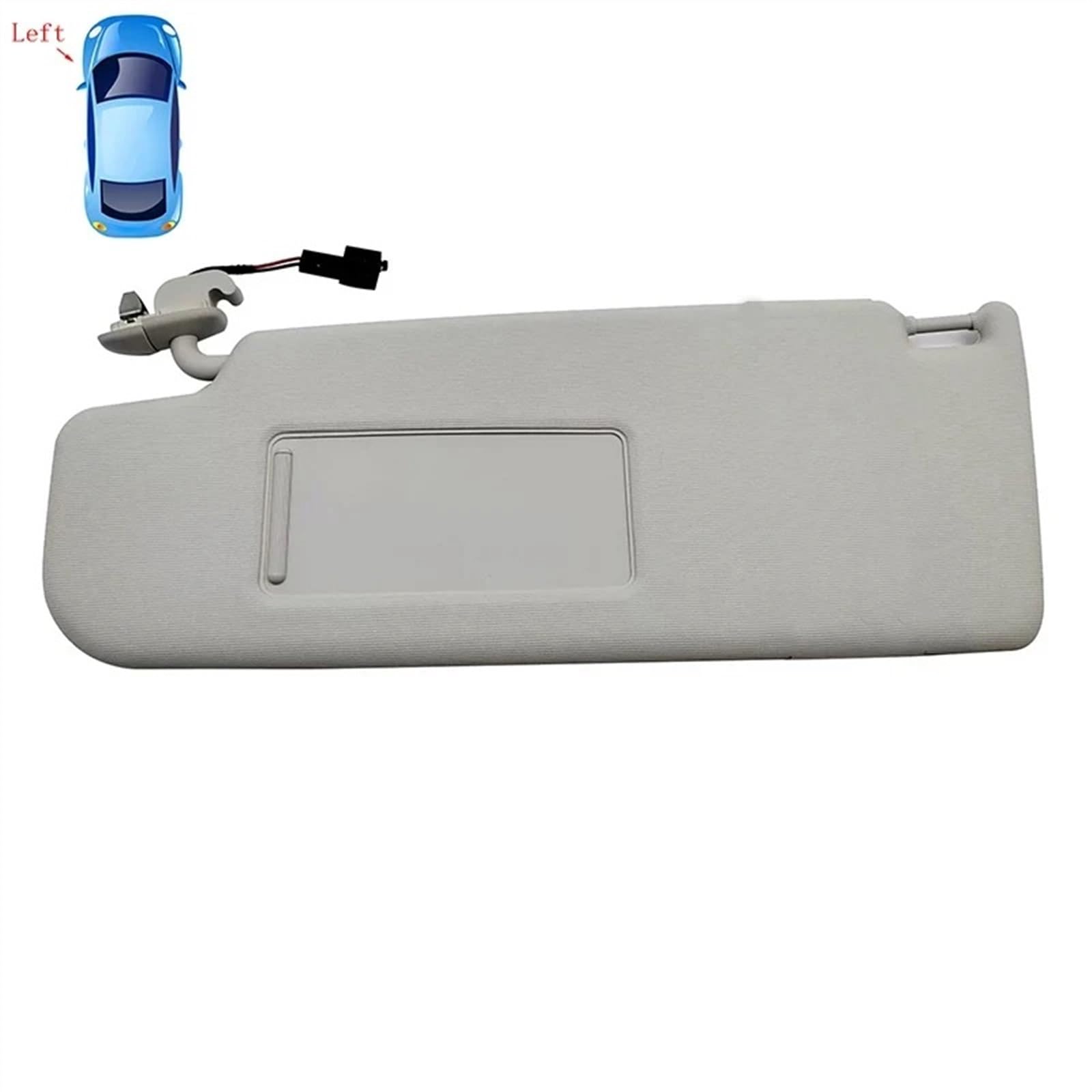 Visiera Parasole Interno Grigio Automatico con Specchio per Polo 2011-2018
