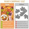Zaycca 500PCS Fall Leaves Maple Bulk 8 Color Autumn Leaves with 100 Glue Dots Thanksgiving Decor Wedding Centerpieces Party Decorations & DIY Crafts #1