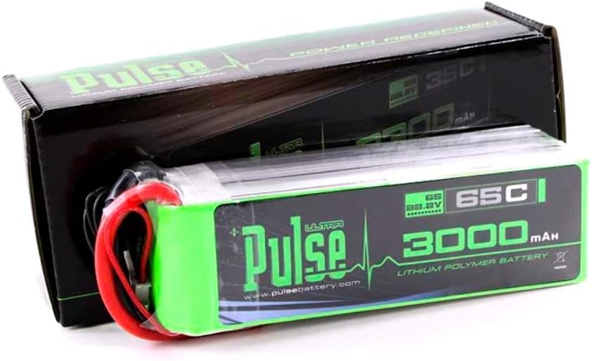 PULSE3000mah 6s 65c Lipo Battery