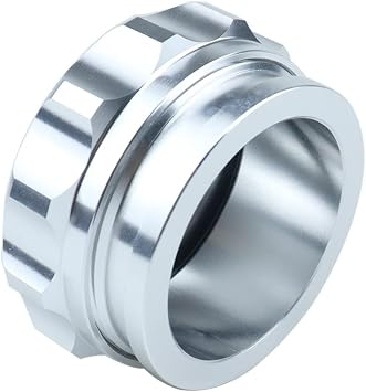 2" 51mm Universal Aluminum Alloy Weld Billet On Filler Neck Cap Oil Fuel Water Tank Silver