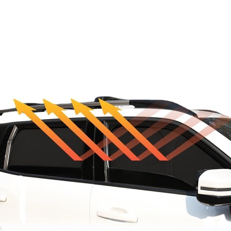 Tendine Set di 8 accessori per tendine parasole laterali per auto per Nissan NV350 E26, visiera parasole in rete traspirante