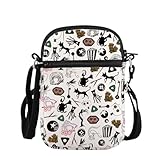 PLITI Coraline Gift Bandolera para fans de Coraline Regalo inspirado en la puerta secreta Coraline East. 2009, Este. Zcbagu 2009, 8.26×5.7×0.78inches