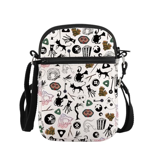 PLITI Coraline Gift Bolsa de ombro para fãs de Coraline Presente inspirado na porta secreta Coraline East. 2009, Este. Zcbagu 2009