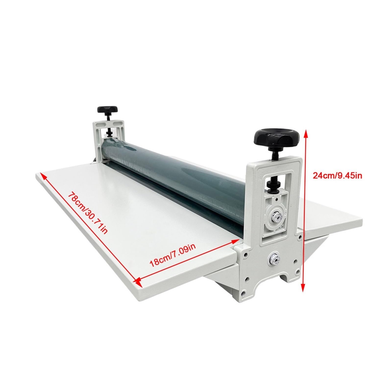 29,5 in Macchina for plastificare a freddo manuale Pellicola for foto in vinile Laminatrice a freddo Laminatrice a manovella Laminatrice a freddo a rullo Per ufficio, scuola