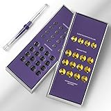 AUXILRY - Advanced Shirt Buttons, Interchangeable Styles - NO Sewing Needed! Alternative Cufflinks for Men, Buttons for Sewing, Button Covers 