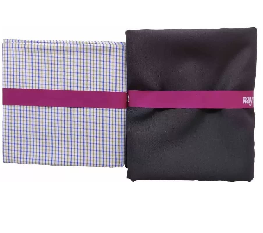 raymond fabrics Raymond Trouser Shirt Fabric Combo Box (Multicolour, Unstitched, All Weather Fabric)-picture-29