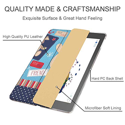 Image of DuraSafe Cases for iPad Pro 12.9 1st Gen 2015 Case A1584 ML0F2HN /A A1652 ML0N2HN /A ML0Q2HN /A ML0R2HN /A ML0V2HN /A ML0U2HN /A ML0T2HN /A ML3Q2HN /A ML3N2HN /A ML3K2HN /A ML2J2HN /A ML3R2HN /A - Puppy Friend