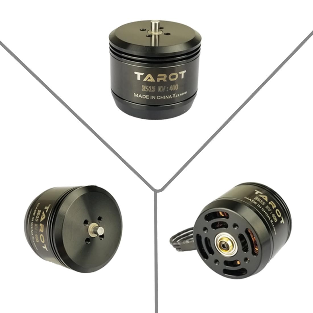 6S 3515 400KV Multi Rotore Ad Alta Efficienza Lunga Gamma di Resistenza Motore Brushless per 14-16 Pollici Elica RC Multicopter Quadcopter Drone