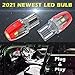 Alla Lighting Miniature T10 168 194 LED Bulbs, 12v License, Map, Dome, Trunk, Step Courtesy, Door Interior Lights