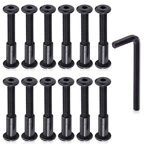 Hilitchi M6 Hex Drive Socket Cap Bolts Kit Countersunk Head Screws