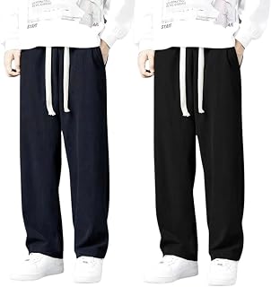 GRECIILOOKS Lycra Track Pants for Men – Stretchable Loose Fit Gym Joggers | Korean Style Workout | Loose Mid Rise Trouser... Price In India