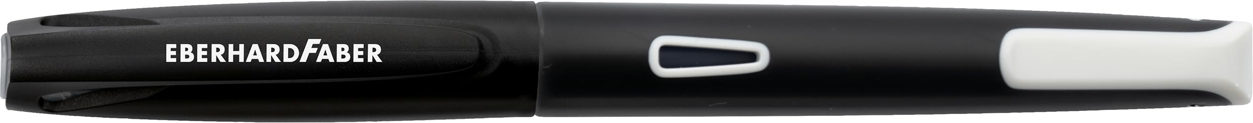 EBERHARD FABER 551001 Set da scrittura NXT-PEN bianco/nero con penna stilografica, cancellino e cartucce d'inchiostro