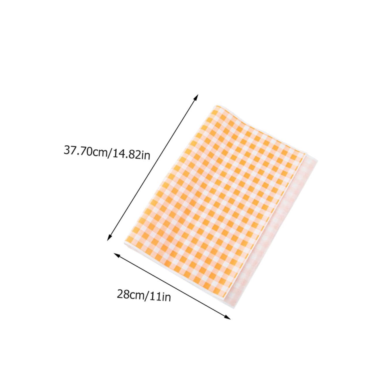 PRETYZOOM 50Sheets Lattice Greaseproof Paper for Baking Food Grade Oil Paper for Sandwiches Pizzas and Fried Foods Stylish Design for Easy Clean Up and Beautiful